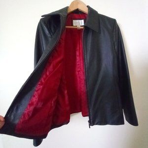 Worthington Black Leather Jacket